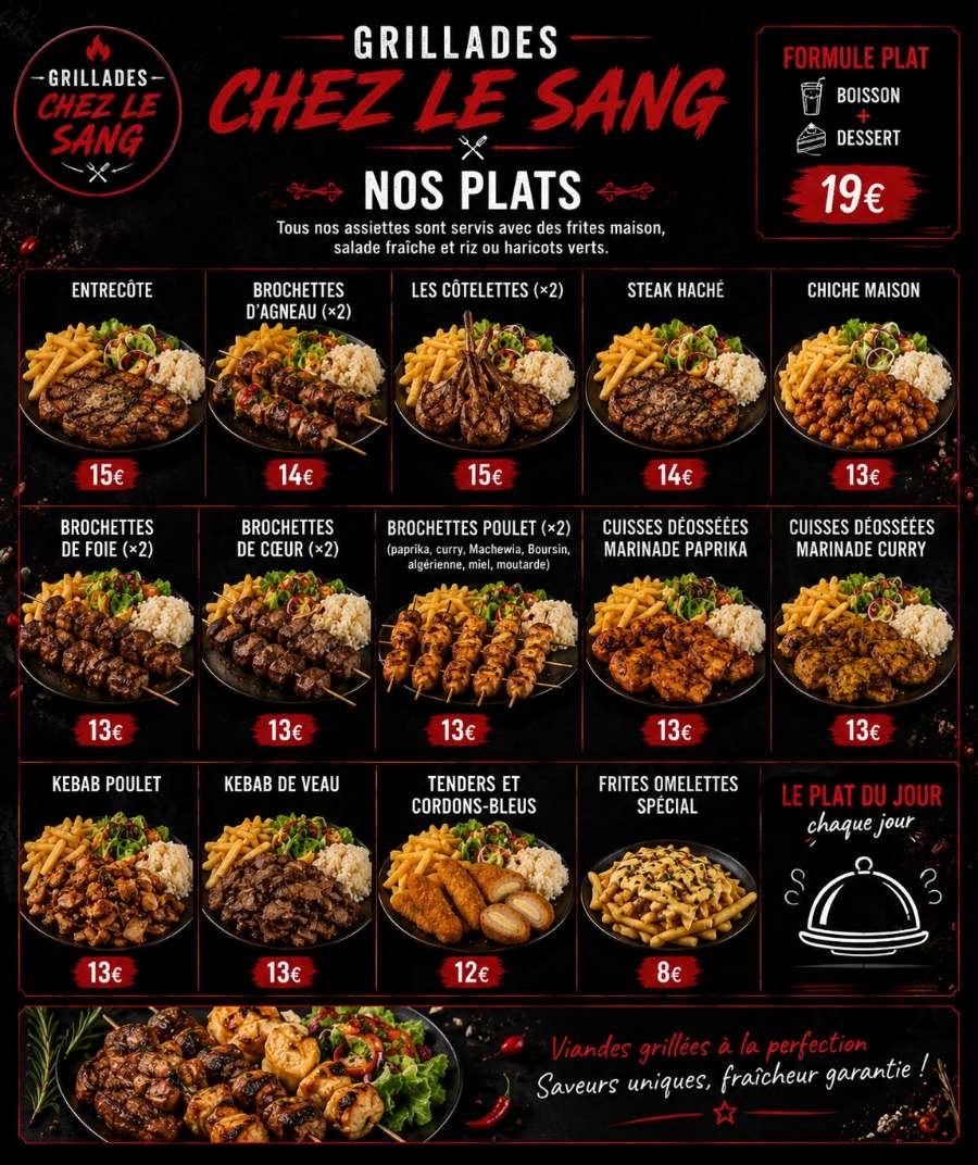 Nos Plats — Grillades